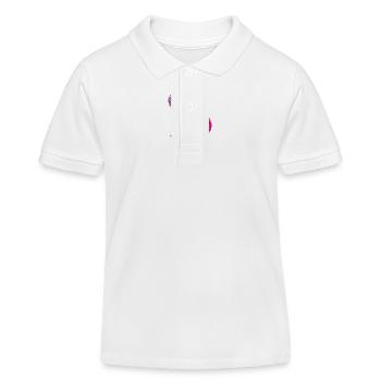 Stylized illustration of a cute koala - Kids Organic Polo Shirt by Stanley/Stella - white - Front
