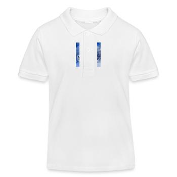 Snowy house - Kids Organic Polo Shirt by Stanley/Stella - white - Front