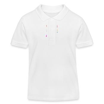 Cat, Pet, Kitten, Domestic Cat, Tomcat - Kids Organic Polo Shirt by Stanley/Stella - white - Front