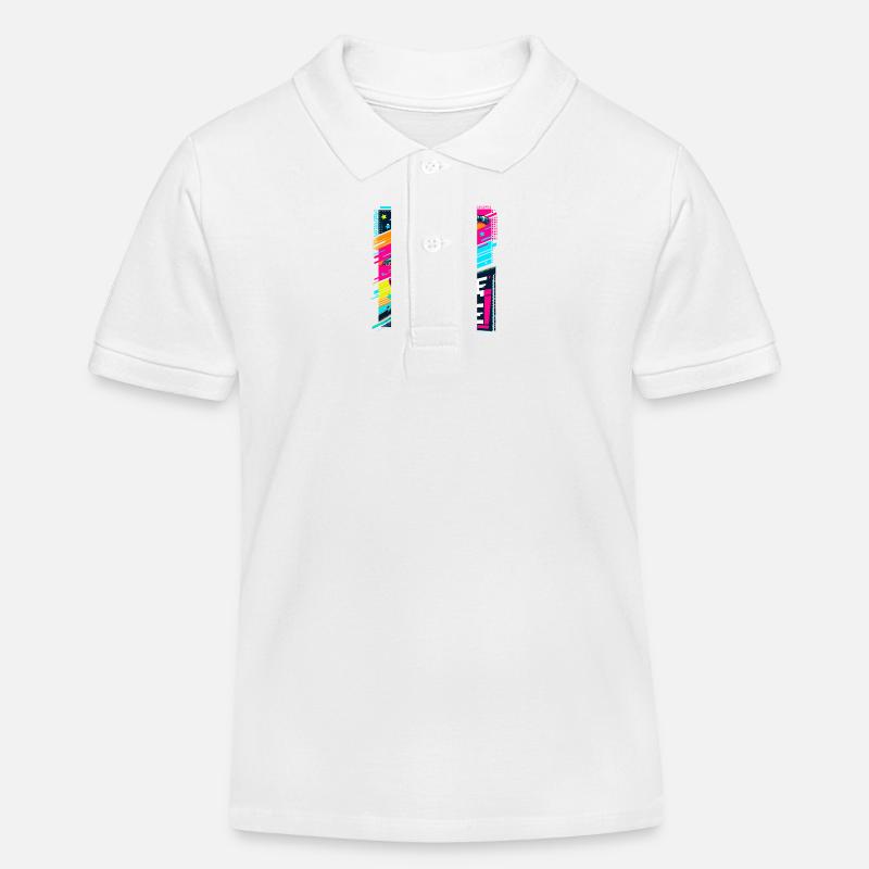 Patiner ou mourir - Polo enfant bio Stanley/Stella - blanc