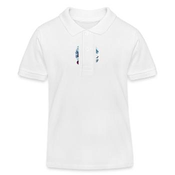Skull Snowboarder Snowboard Après-Ski - Polo enfant bio Stanley/Stella - blanc - Devant