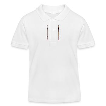 I can see through you - Kids Organic Polo Shirt by Stanley/Stella - white - Front