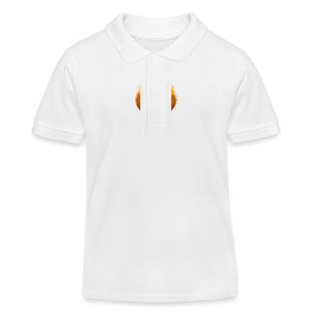 Herbstwald und Rehe - Kinder Organic Poloshirt Mini Sprinter von Stanley/Stella - Weiß - Vorne