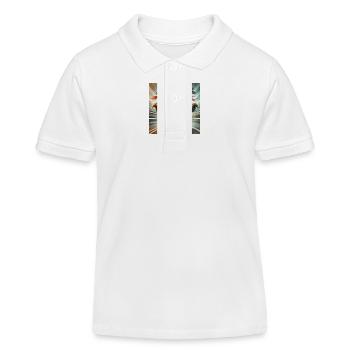 Gato Loco BikerCat Motorradkatze Fahren Cruisen - Kinder Organic Poloshirt Mini Sprinter von Stanley/Stella - Weiß - Vorne