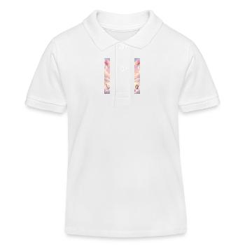 Gato Loco Yoga Meditation Lotussitz Yocat Yogacat - Kinder Organic Poloshirt Mini Sprinter von Stanley/Stella - Weiß - Vorne