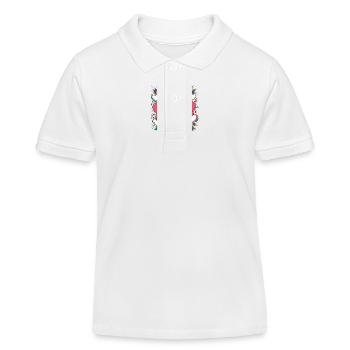 Mois de la fierté L’amour c’est l’amour LGBTQ LGBTQIA+ - Polo enfant bio Stanley/Stella - blanc - Devant
