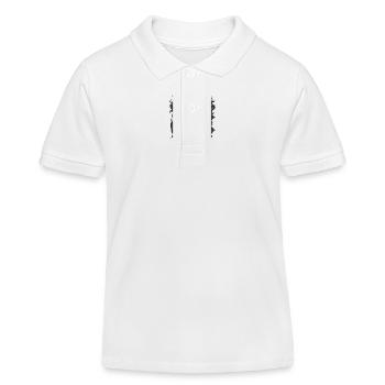 Bones And Bling: Wo Schädel Leuchten. - Kinder Organic Poloshirt Mini Sprinter von Stanley/Stella - Weiß - Vorne
