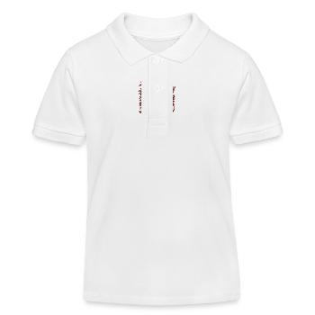 squelette surfer rider - Polo enfant bio Stanley/Stella - blanc - Devant