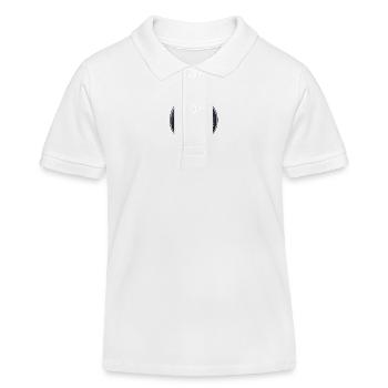 Katze Wald - Kinder Organic Poloshirt Mini Sprinter von Stanley/Stella - Weiß - Vorne