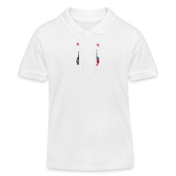 Kinder Geburtstag Jungen 5 Jahre - Kinder Organic Poloshirt Mini Sprinter von Stanley/Stella - Weiß - Vorne