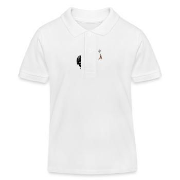 Alien Koch - Polo enfant bio Stanley/Stella - blanc - Devant