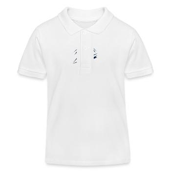 Bicycle Mountain Mountain Mountain Biker - Kids Organic Polo Shirt by Stanley/Stella - white - Front