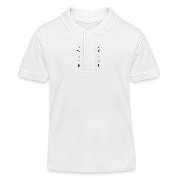 Ich bin im Ruhestand. Mach es selbst! - Kinder Organic Poloshirt Mini Sprinter von Stanley/Stella - Weiß - Vorne