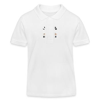 Ich bin im Ruhestand. Mach es selbst! - Kinder Organic Poloshirt Mini Sprinter von Stanley/Stella - Weiß - Vorne