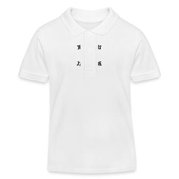 Ich kann kein Theater haben - Kinder Organic Poloshirt Mini Sprinter von Stanley/Stella - Weiß - Vorne