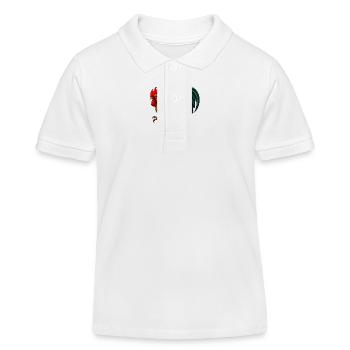 Coq Animal Domestique - Polo enfant bio Stanley/Stella - blanc - Devant