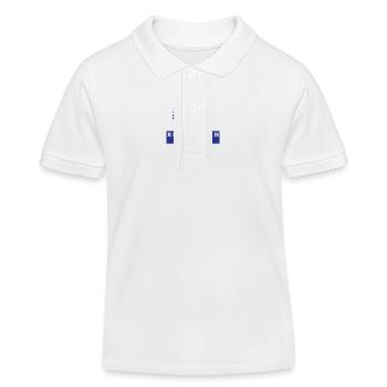 Ich kann nicht in einem Wohnmobil wegfahren - Kinder Organic Poloshirt Mini Sprinter von Stanley/Stella - Weiß - Vorne