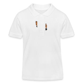 Pelle Jaune - Polo enfant bio Stanley/Stella - blanc - Devant