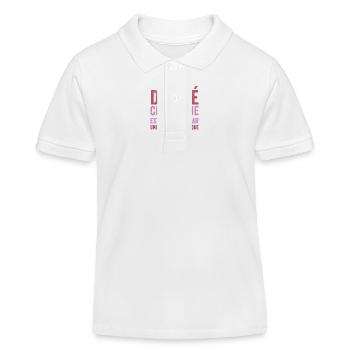 sorry this man is already taken - Kids Organic Polo Shirt by Stanley/Stella - white - Front