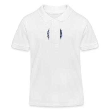 Winter Magic is in the Air – Winter Landscape - Kids Organic Polo Shirt by Stanley/Stella - white - Front
