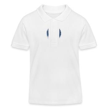Winter Magic is in the Air – Winter Landscape - Kids Organic Polo Shirt by Stanley/Stella - white - Front