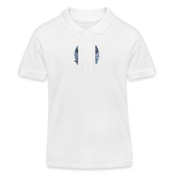 Winter Magic is in the Air – Winter Landscape - Kids Organic Polo Shirt by Stanley/Stella - white - Front