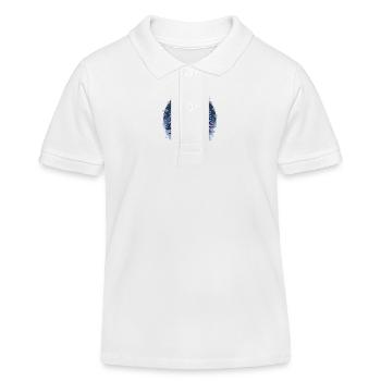 Winter Magic is in the Air – Winter Landscape - Kids Organic Polo Shirt by Stanley/Stella - white - Front