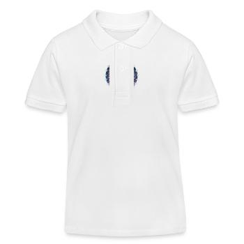 Winter Magic is in the Air – Winter Landscape - Kids Organic Polo Shirt by Stanley/Stella - white - Front