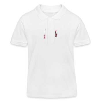 Weihnachtsmann – Ho Ho Ho! Frohes Fest - Kinder Organic Poloshirt Mini Sprinter von Stanley/Stella - Weiß - Vorne