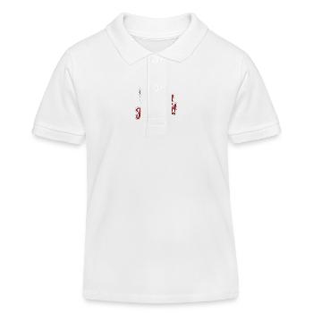 Weihnachtsmann – Ho Ho Ho! Frohes Fest - Kinder Organic Poloshirt Mini Sprinter von Stanley/Stella - Weiß - Vorne