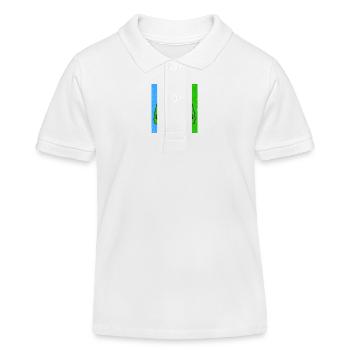 Manette de gaming gaming rétro vintage - Polo enfant bio Stanley/Stella - blanc - Devant