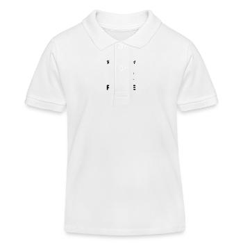 Es ist mir egal, ich bin im Ruhestand - Kinder Organic Poloshirt Mini Sprinter von Stanley/Stella - Weiß - Vorne