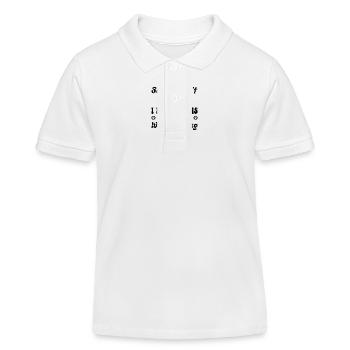 Tut mir leid, ich kann nicht, ich habe Pläne mit meinem Hund. - Kinder Organic Poloshirt Mini Sprinter von Stanley/Stella - Weiß - Vorne