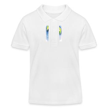 Mango Watercolor - Kids Organic Polo Shirt by Stanley/Stella - white - Front