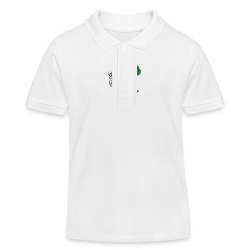 Squat Goals - Kids Organic Polo Shirt by Stanley/Stella - white - Front