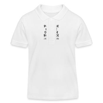 Fisherwoman Celebrates Retirement with Humor Gift - Kids Organic Polo Shirt by Stanley/Stella - white - Front