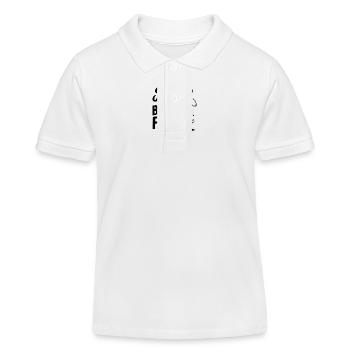 Resting Bunny Face - Kids Organic Polo Shirt by Stanley/Stella - white - Front