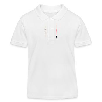 Bunter Papagei – Talk Birdie To Me - Kinder Organic Poloshirt Mini Sprinter von Stanley/Stella - Weiß - Vorne