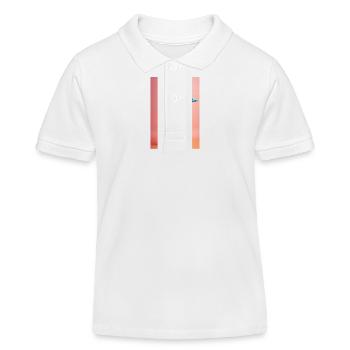 Girafe en origami - Polo enfant bio Stanley/Stella - blanc - Devant