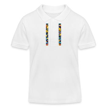 Papier-Tiger - Kinder Organic Poloshirt Mini Sprinter von Stanley/Stella - Weiß - Vorne