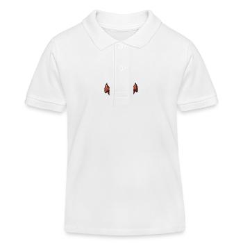 Anker Symbol Hafen - Kinder Organic Poloshirt Mini Sprinter von Stanley/Stella - Weiß - Vorne
