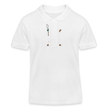 Murmeltier für einen Murmeltier Liebhaber - Kinder Organic Poloshirt Mini Sprinter von Stanley/Stella - Weiß - Vorne