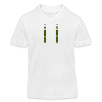 Ziege - Bock - Geiß - Bauernhof - Zoo - Urlaub - Kinder Organic Poloshirt Mini Sprinter von Stanley/Stella - Weiß - Vorne