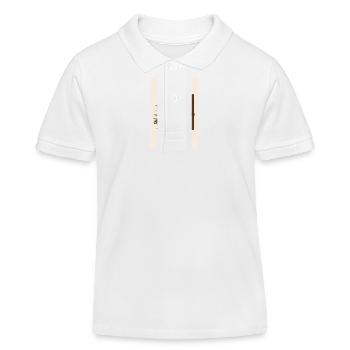 Running Late Is My Cardio Design - Kinder Organic Poloshirt Mini Sprinter von Stanley/Stella - Weiß - Vorne