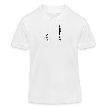 Das Ende ist Nah! Ich Heirate! - Kinder Organic Poloshirt Mini Sprinter von Stanley/Stella - Weiß - Vorne