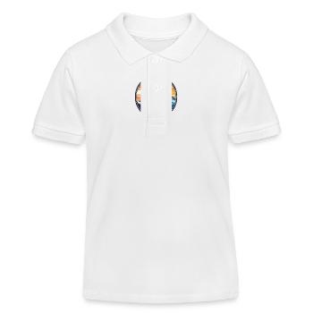 snowboard neige et ski - Polo enfant bio Stanley/Stella - blanc - Devant