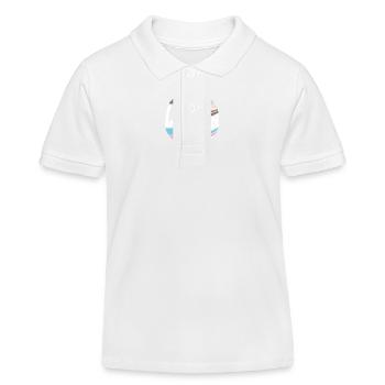 Groovy LGBT Gay Rights Pride - Vintage Lesbienne - Polo enfant bio Stanley/Stella - blanc - Devant