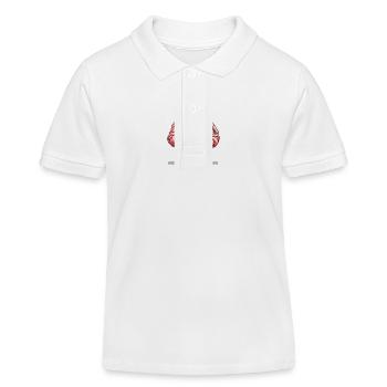 Coffee is my religion - Kinder Organic Poloshirt Mini Sprinter von Stanley/Stella - Weiß - Vorne