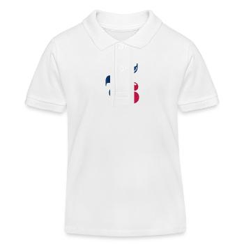 Retro 1776 4th Of July Independence Day Patriotic - Kids Organic Polo Shirt by Stanley/Stella - white - Front