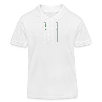 Motorrad Motocross Bike Racing Motorsport - Kinder Organic Poloshirt Mini Sprinter von Stanley/Stella - Weiß - Vorne